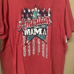 Red Graphic Short Sleeve Tee